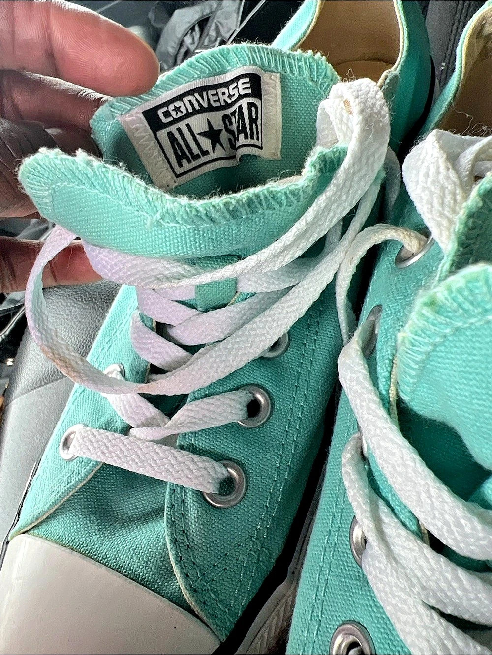 Converse Chuck Taylor All Star Low Top Green & White Sneakers